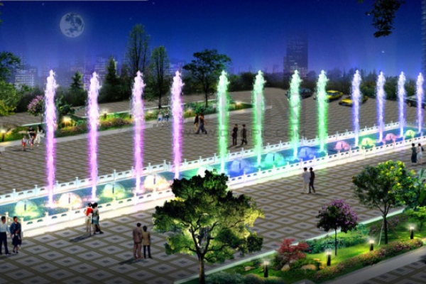 喷泉与雕塑是现代城市不可或缺的风景