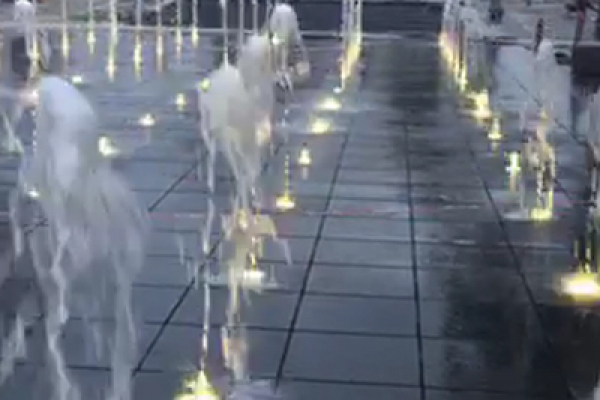 泸州广场喷泉视频